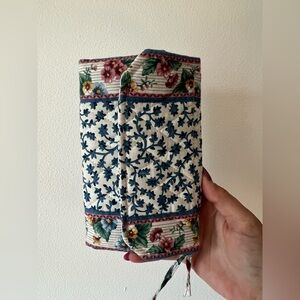 Vintage Quilted Floral Wallet
